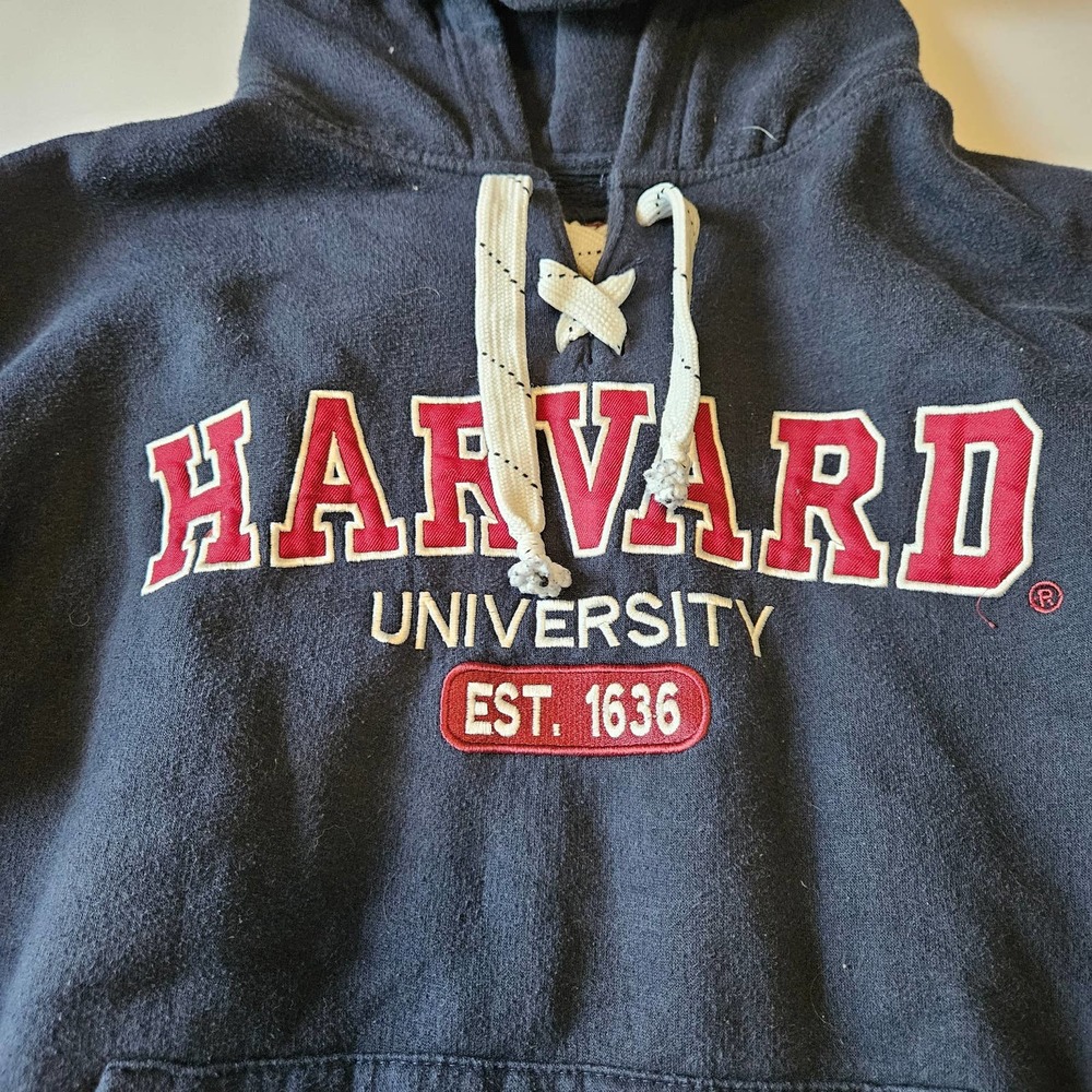 Bay State Apparel Harvard University Pullover Hoodie, Size S - Picture 2 of 5